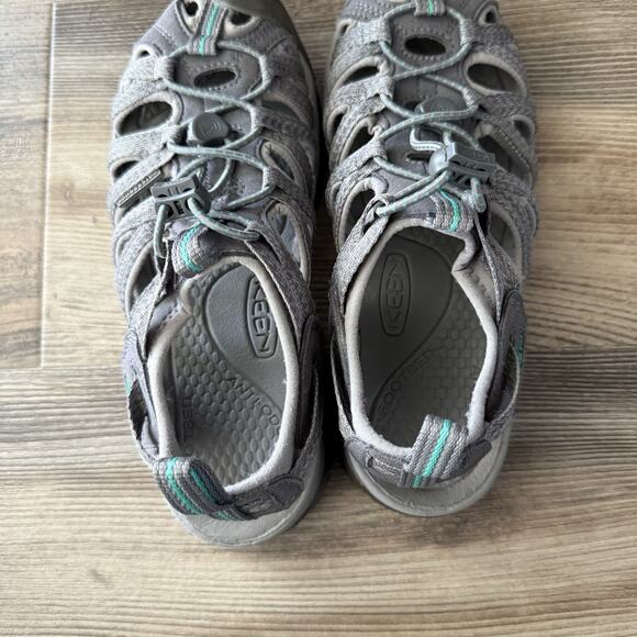 KEEN Whisper Women’s Gray Sandals Size 6 US / 36 EU Water Hiking Outdoor - Picture 7 of 9